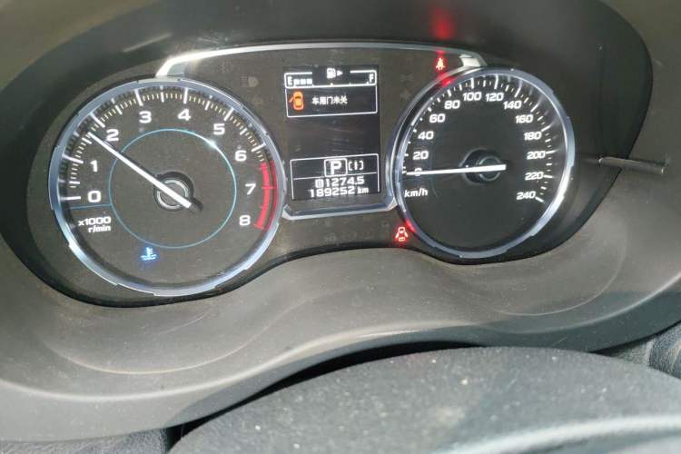 Used Subaru Forester 2018 2.0i Fashion Navigation Edition Odometer Close Up