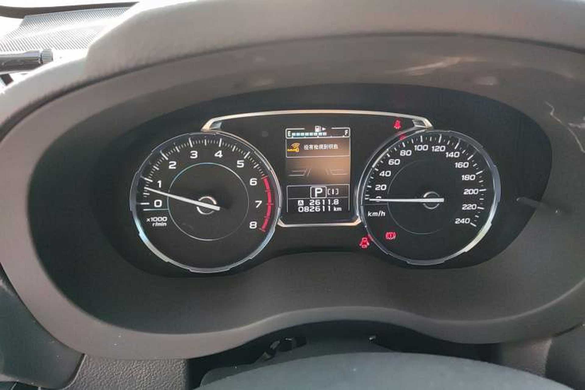Used Subaru Forester 2018 2.5i Prestige Navigation Version with EyeSight Instrument Cluster