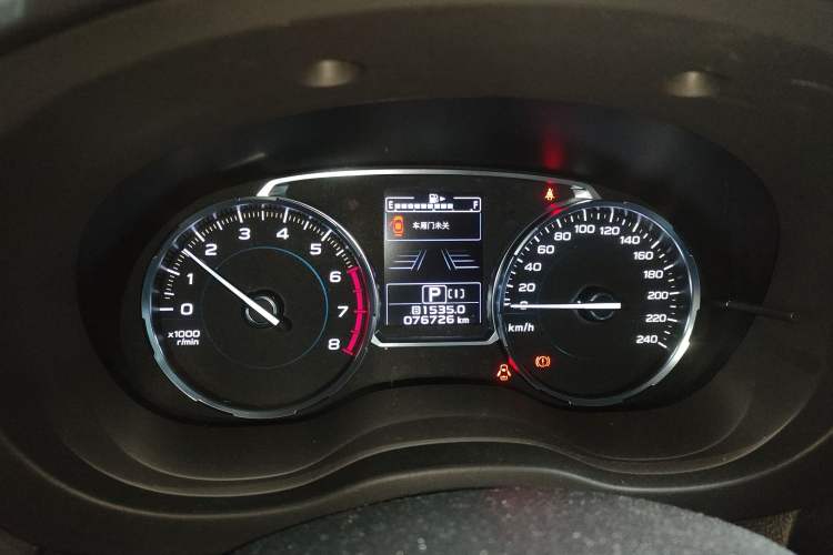 Used Subaru Forester 2018 2.5i Prestige Navigation Version with EyeSight Instrument Cluster