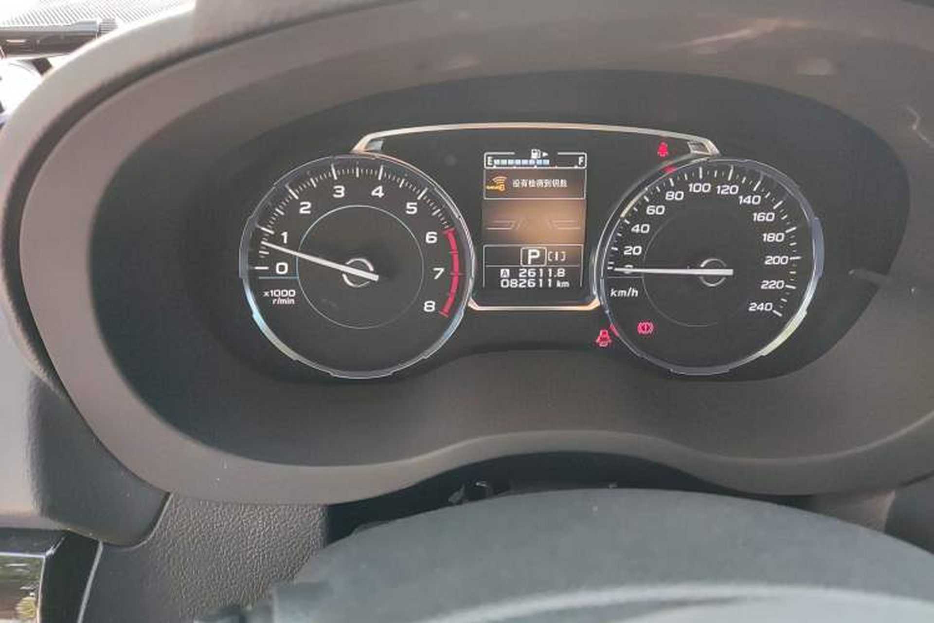 Used Subaru Forester 2018 2.5i Prestige Navigation Version with EyeSight Odometer Close Up