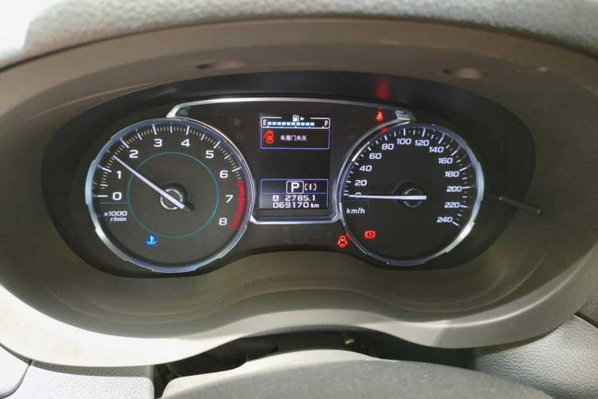 Used Subaru Forester 2018 2.0i Fashion Navigation Edition Odometer Close Up