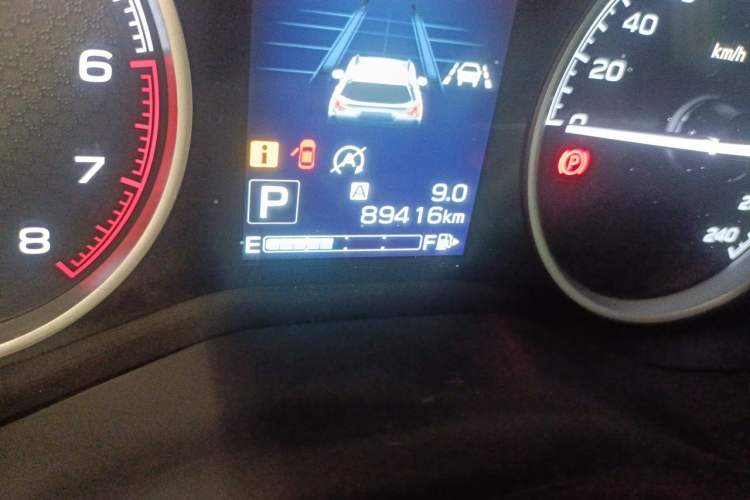Used Subaru Forester 2019 2.0i Luxury Edition EyeSight Odometer Close Up