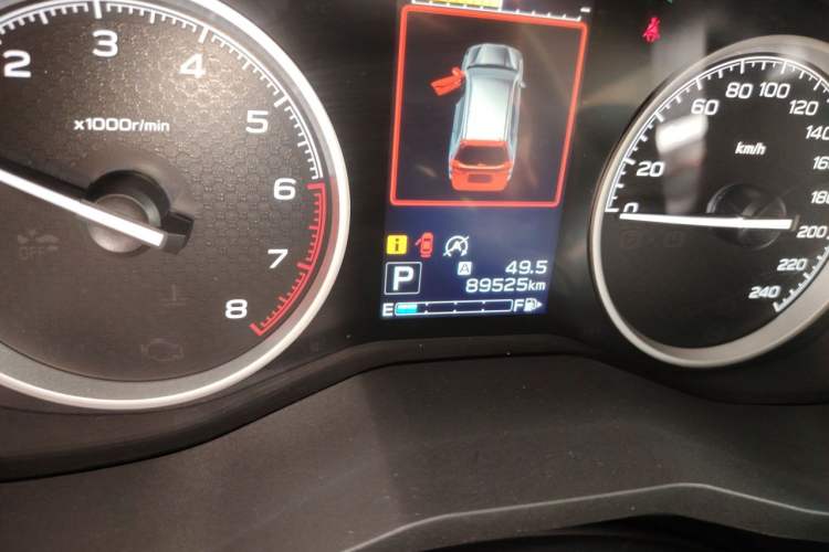 Used Subaru Forester 2019 2.0i Luxury Edition EyeSight Odometer Close Up
