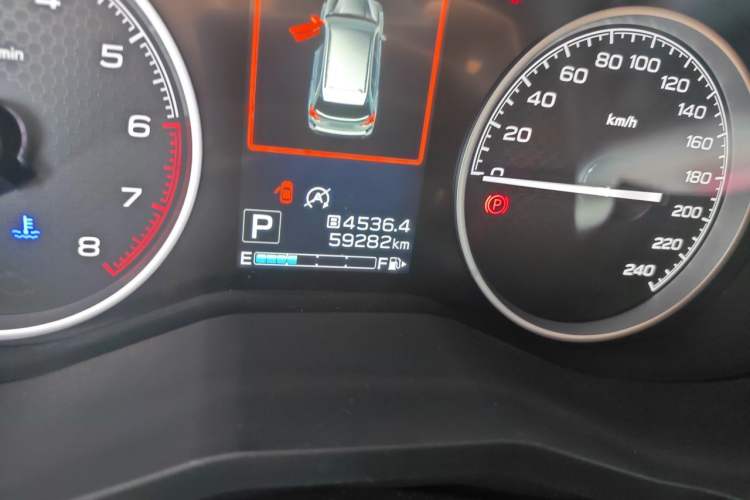 Used Subaru Forester 2019 2.0i Luxury Edition EyeSight Odometer Close Up