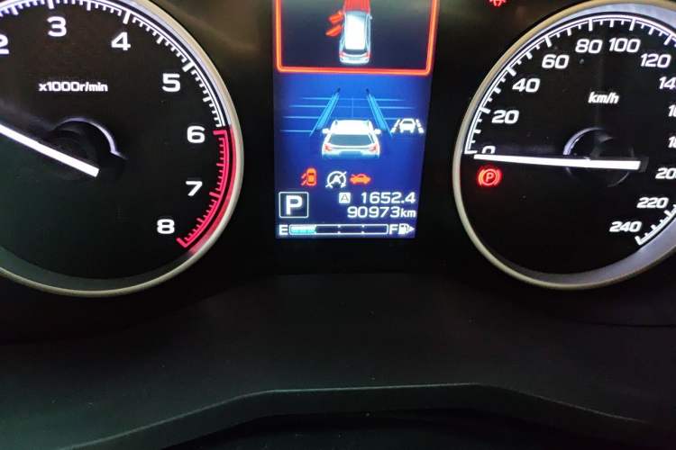 Used Subaru Forester 2019 2.0i Luxury Edition EyeSight Odometer Close Up