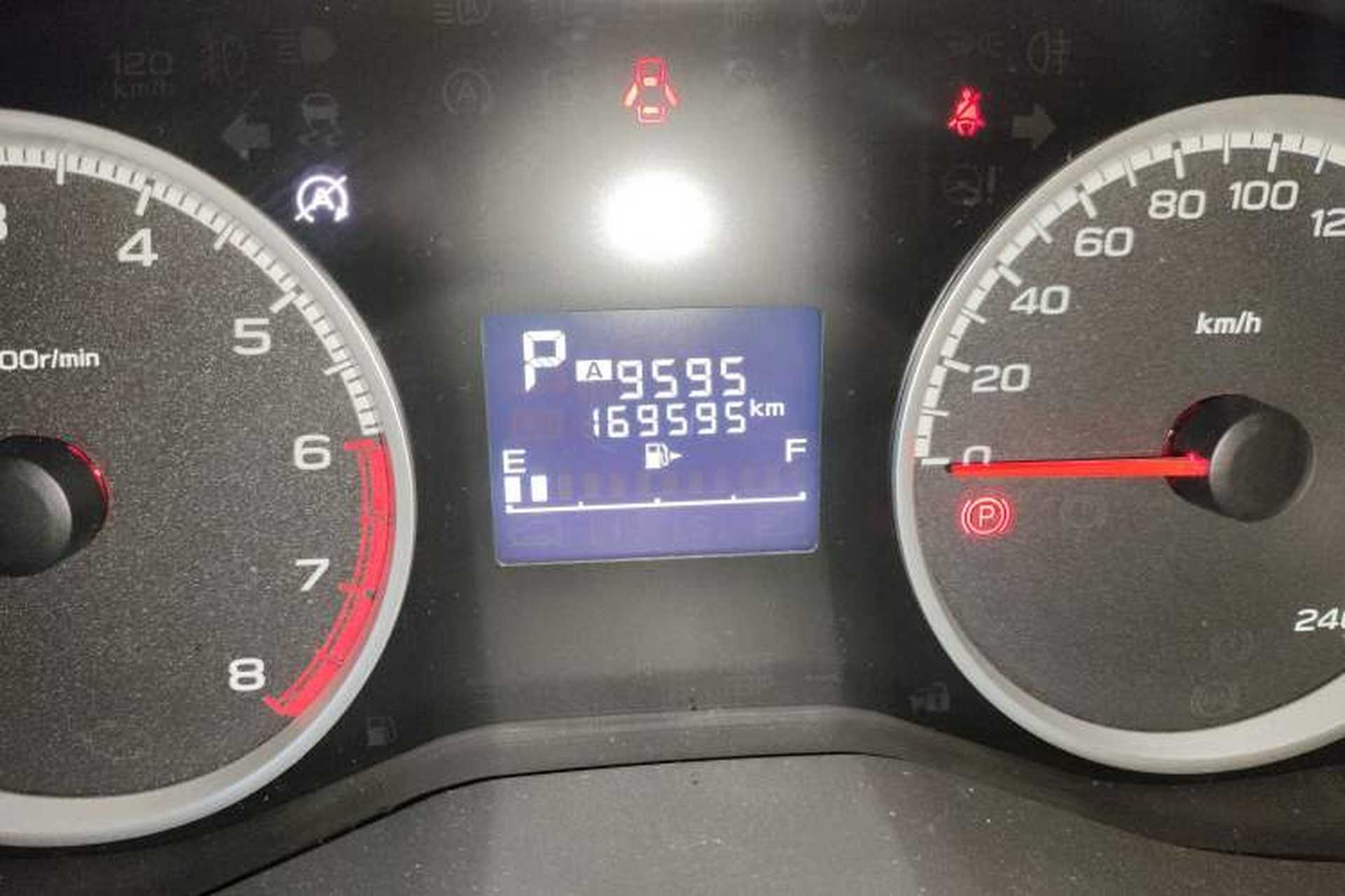 Used Subaru Forester 2019 2.0i Luxury Edition Odometer Close Up