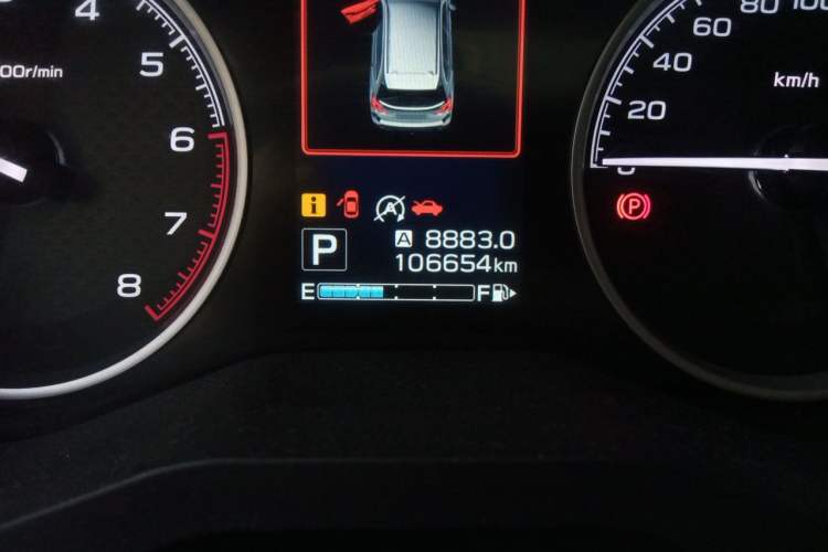 Used Subaru Forester 2019 2.0i Luxury Edition EyeSight Odometer Close Up