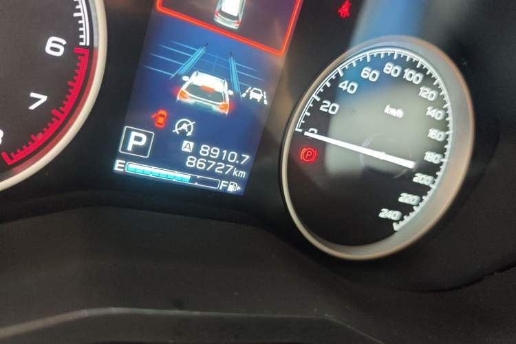 Used Subaru Forester 2020 2.0i Luxury Edition EyeSight Odometer Close Up