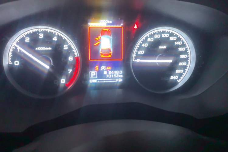 Used Subaru Forester 2020 2.0i Luxury Edition EyeSight Odometer Close Up