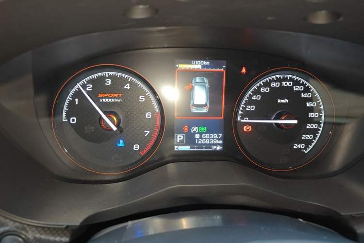 Used Subaru Forester 2021 2.0i X Sport Edition EyeSight Odometer Close Up