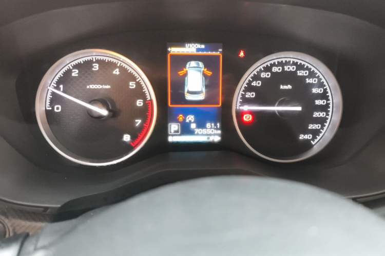Used Subaru Forester 2021 2.0i Luxury Edition EyeSight Odometer Close Up