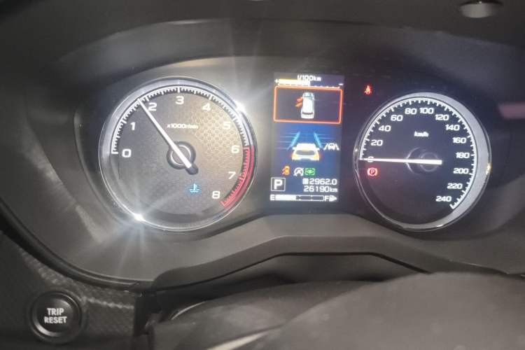 Used Subaru Forester 2021 2.0i Flagship Edition EyeSight Odometer Close Up