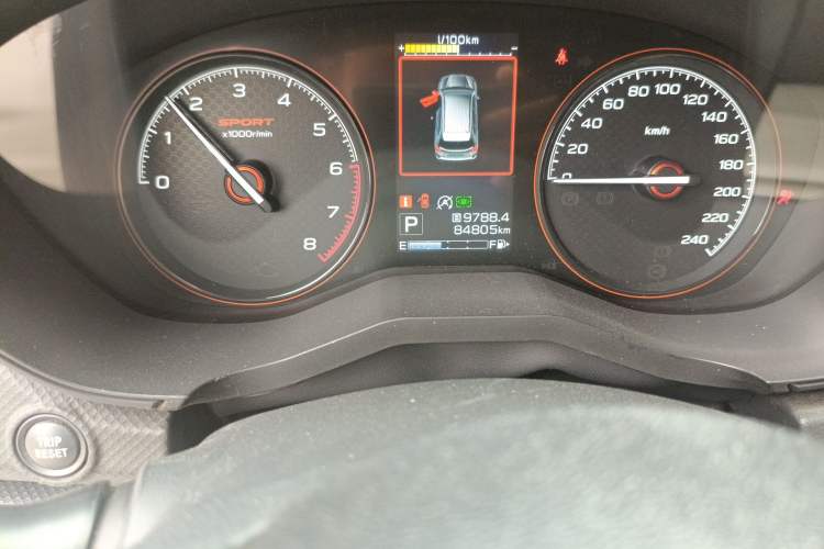 Used Subaru Forester 2021 2.0i X Sport Edition EyeSight Odometer Close Up