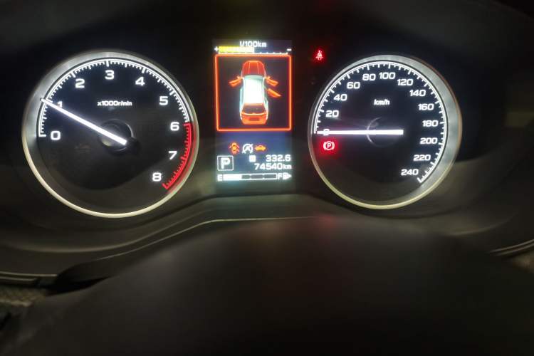 Used Subaru Forester 2021 2.0i Luxury Edition EyeSight Odometer Close Up