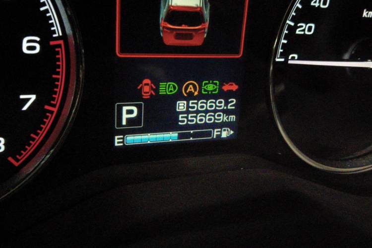 Used Subaru Forester 2021 2.0i Flagship Edition EyeSight Odometer Close Up