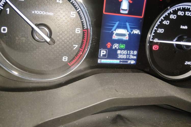 Used Subaru Forester 2021 2.0i Flagship Edition EyeSight Odometer Close Up