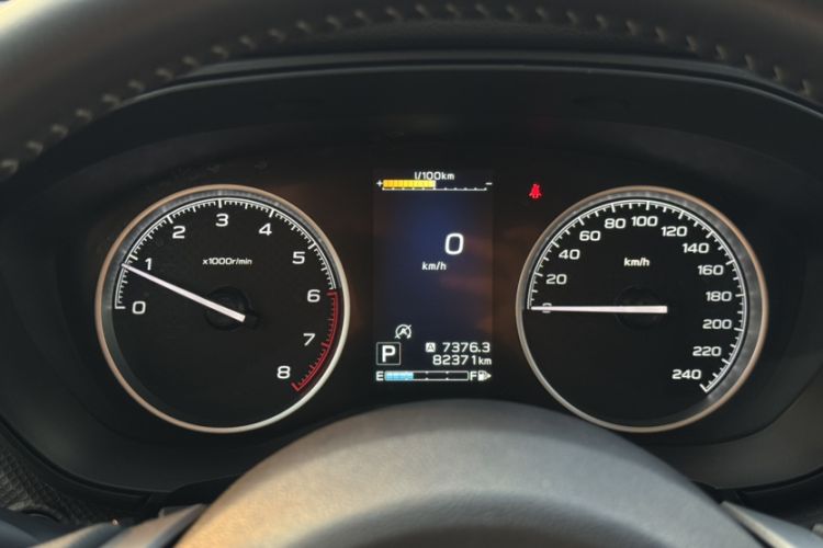Used Subaru Forester 2021 2.0i Luxury Edition EyeSight Odometer Close Up