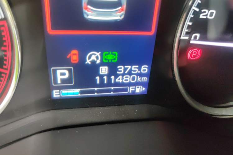 Used Subaru Forester 2021 2.0i Flagship Edition EyeSight Odometer Close Up