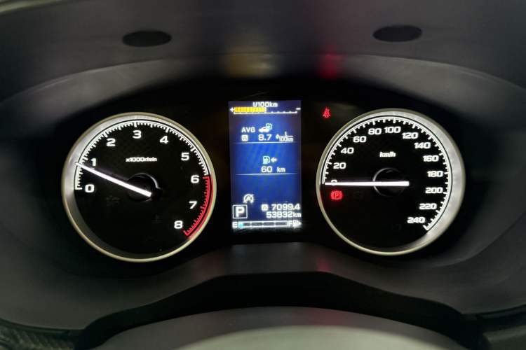 Used Subaru Forester 2021 2.0i Luxury Edition EyeSight Odometer Close Up