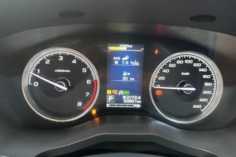 Used Subaru Forester 2021 2.0i Flagship Edition EyeSight Odometer Close Up