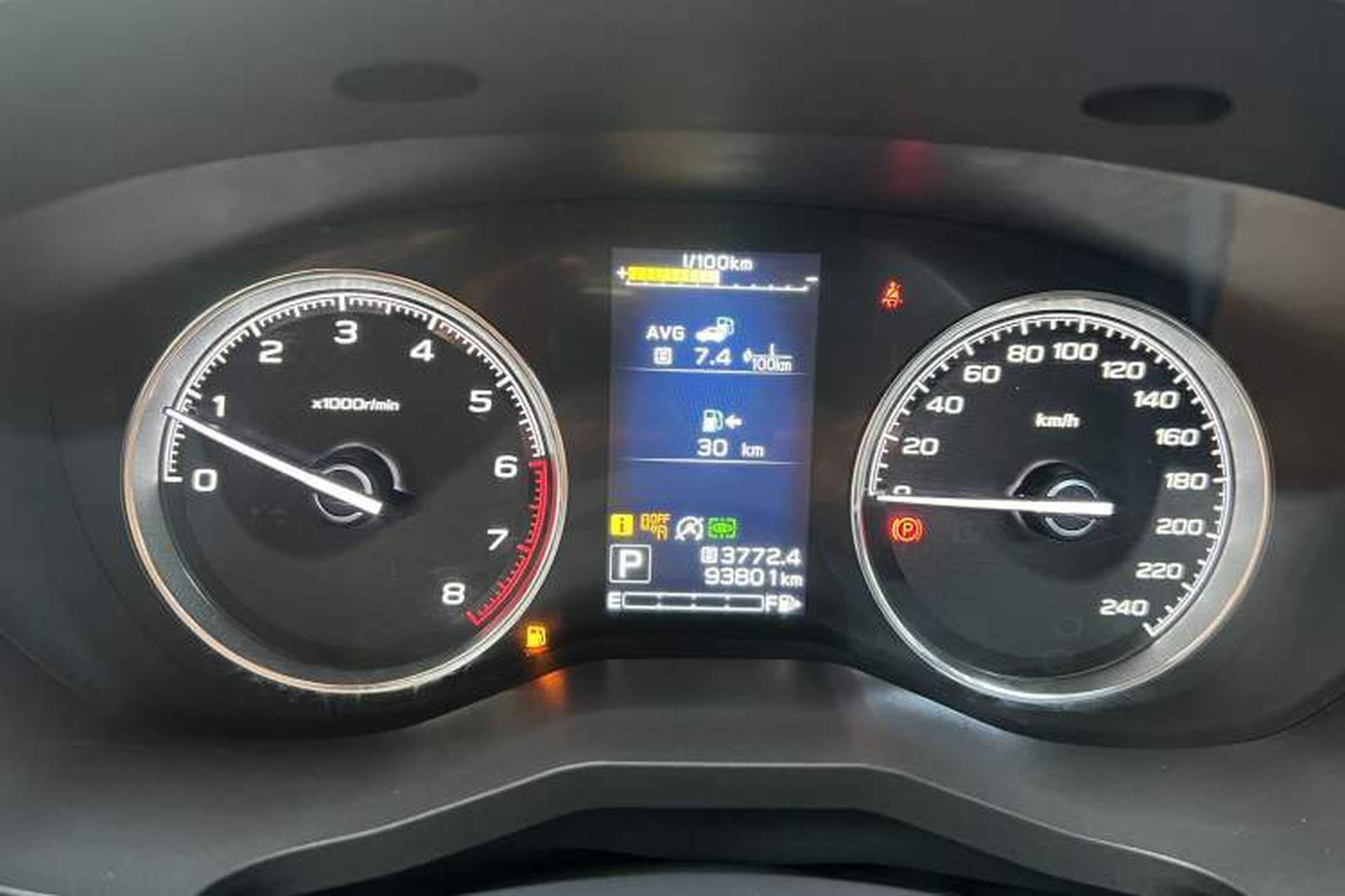 Used Subaru Forester 2021 2.0i Flagship Edition EyeSight Odometer Close Up