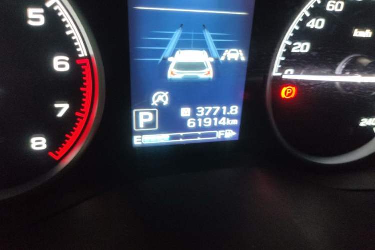 Used Subaru Forester 2021 2.0i Luxury Edition EyeSight Odometer Close Up