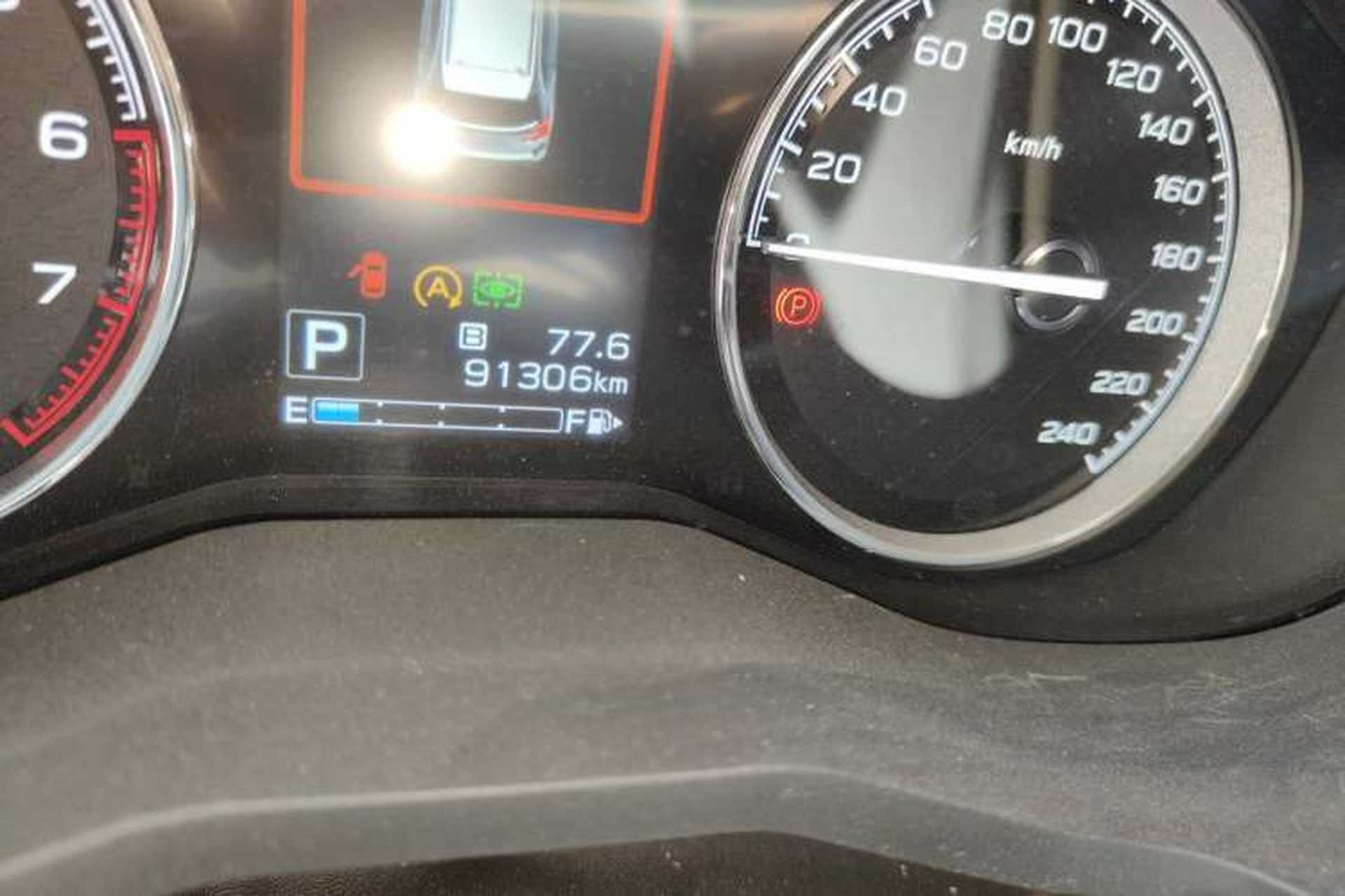 Used Subaru Forester 2021 2.0i Flagship Edition EyeSight Odometer Close Up