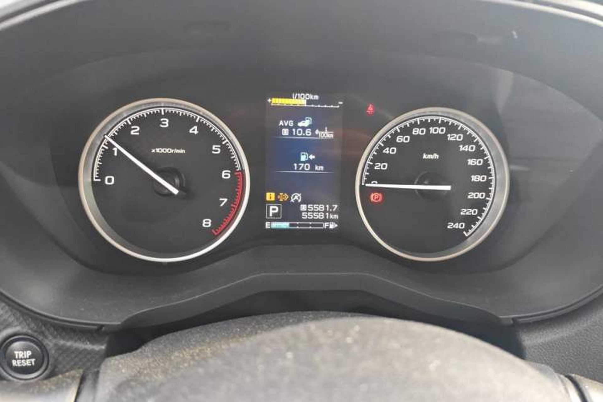 Used Subaru Forester 2021 2.0i Luxury Edition Odometer Close Up