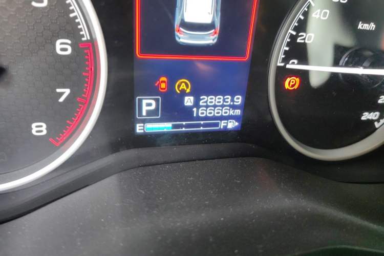 Used Subaru Forester 2021 2.0i Luxury Edition EyeSight Odometer Close Up