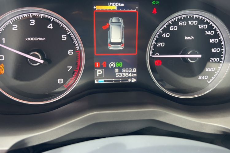 Used Subaru Forester 2021 2.0i Flagship Edition EyeSight Odometer Close Up