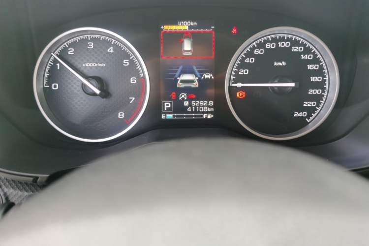Used Subaru Forester 2021 2.0i Luxury Edition EyeSight Odometer Close Up