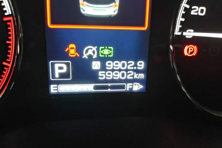 Used Subaru Forester 2021 2.0i Flagship Edition EyeSight Odometer Close Up