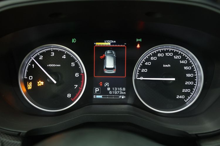 Used Subaru Forester 2022 2.0i AWD Luxury Edition EyeSight Odometer Close Up