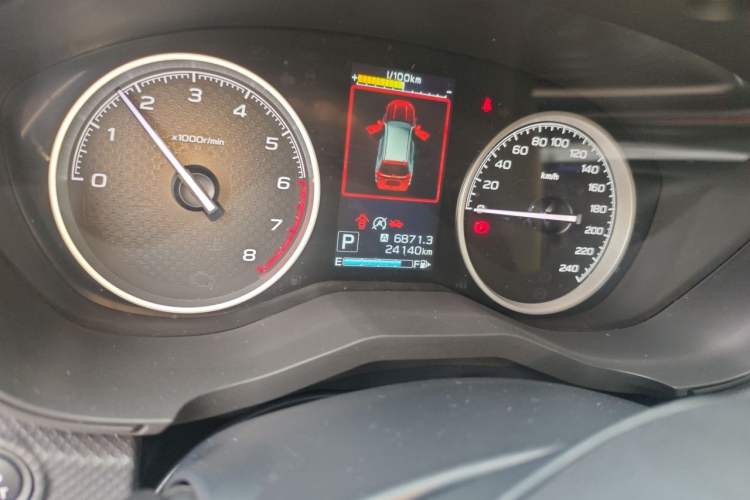 Used Subaru Forester 2022 2.0i AWD Luxury Edition EyeSight Odometer Close Up