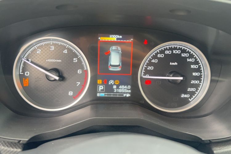 Used Subaru Forester 2022 2.0i AWD Luxury Edition EyeSight Odometer Close Up