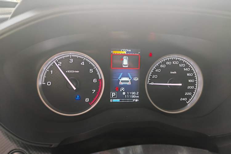 Used Subaru Forester 2024 2.5i AWD Premium Edition EyeSight Odometer Close Up