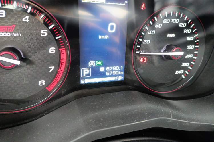 Used Subaru Forester 2024 STI Sport Odometer Close Up