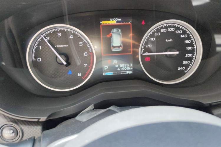 Used Subaru Forester 2024 2.0i AWD Luxury Edition Odometer Close Up