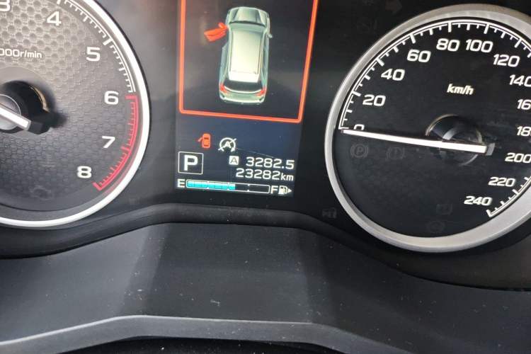 Used Subaru Forester 2024 2.5i AWD Premium Edition EyeSight Odometer Close Up