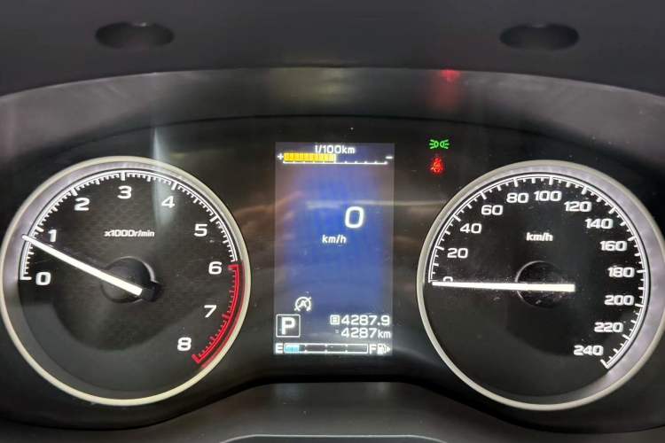 Used Subaru Forester 2024 2.5i AWD Premium Edition EyeSight Odometer Close Up