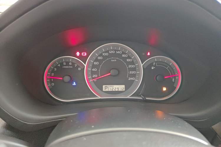 Used Subaru Impreza 2008 2.0R Sedan with Sporty Features and Navigation Instrument Cluster