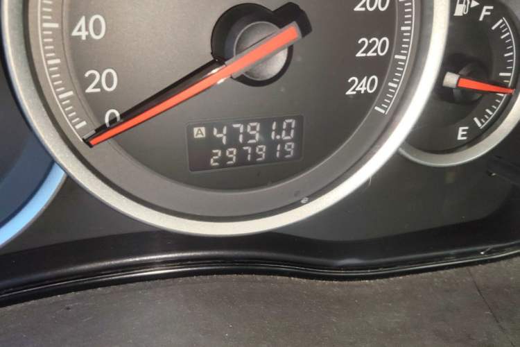 Used Subaru Legacy 2006 2.0R Odometer Close Up