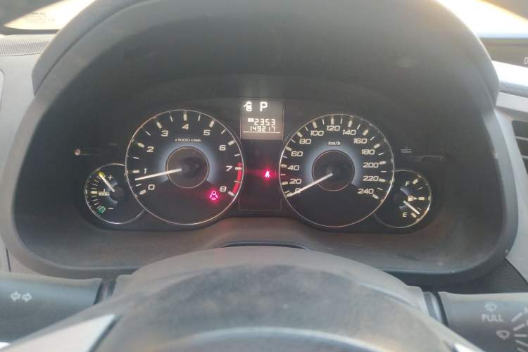 Used Subaru Legacy 2010 2.0i Luxury Edition Odometer Close Up