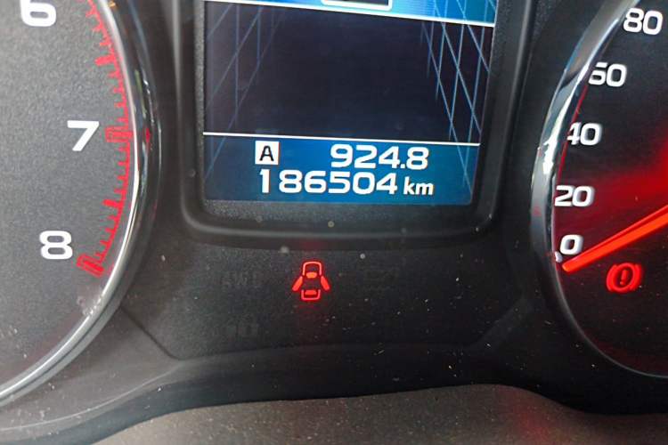 Used Subaru Outback 2014 2.5i Yashang Sport Edition Odometer Close Up