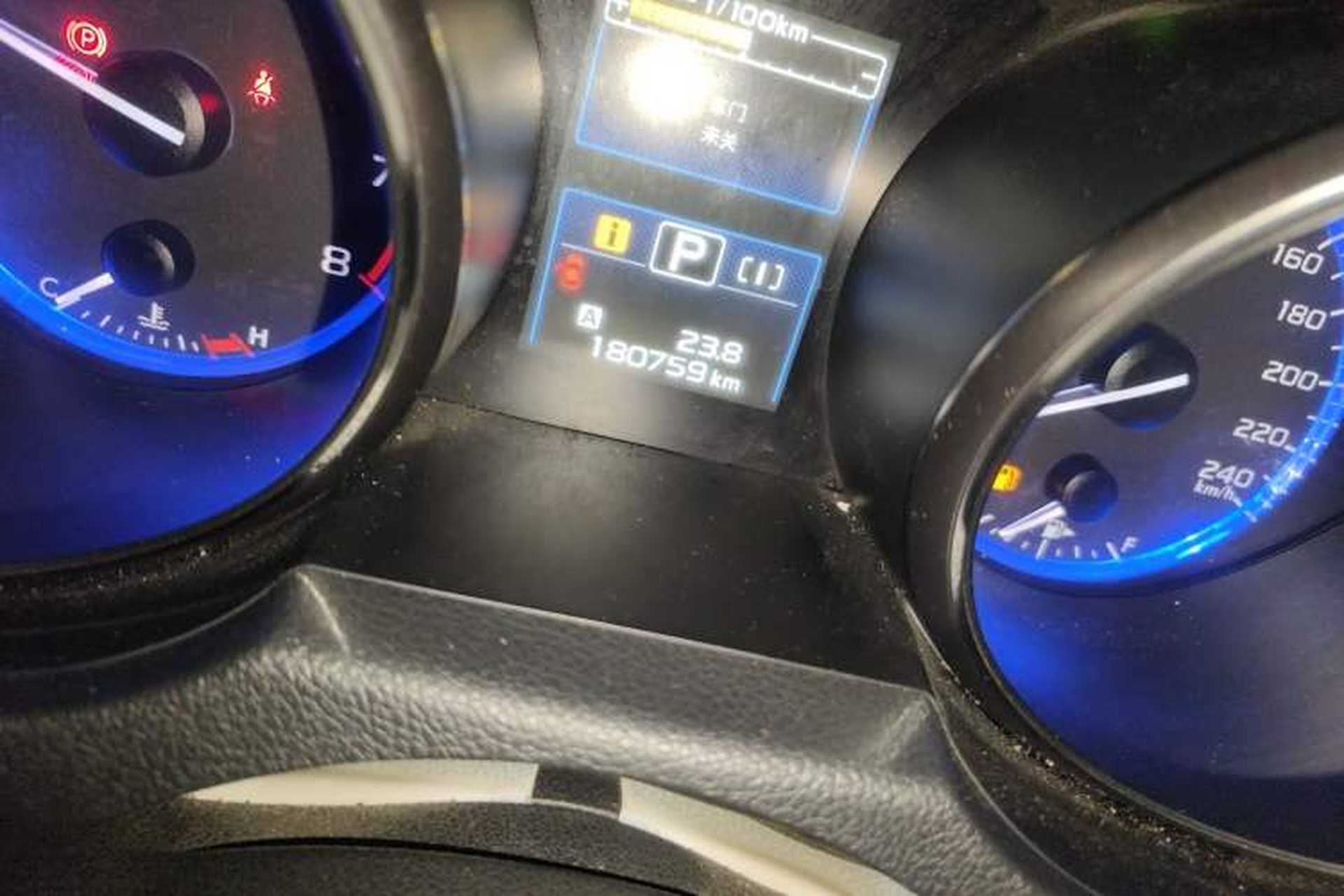 Used Subaru Outback 2016 2.5i Sport Navigation Edition Odometer Close Up