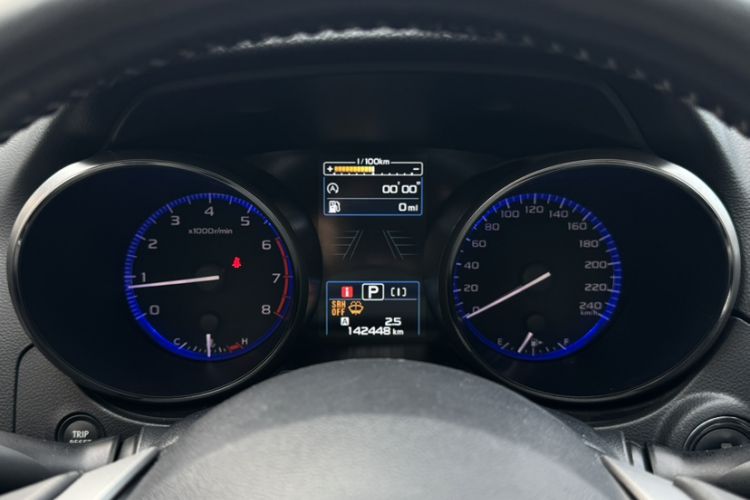 Used Subaru Outback 2018 2.5i Sport Navigation Edition with EyeSight Odometer Close Up