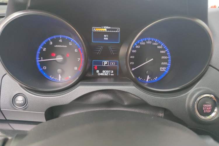 Used Subaru Outback 2019 2.5i Sport Navigation Edition with EyeSight Odometer Close Up