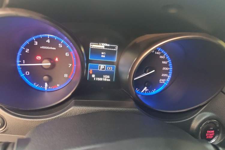 Used Subaru Outback 2019 2.5i Sport Navigation Edition Odometer Close Up