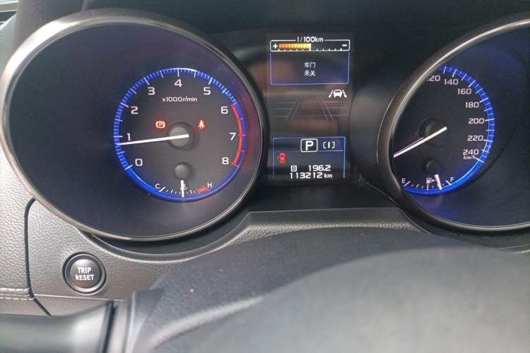 Used Subaru Outback 2019 2.5i Sport Navigation Edition with EyeSight Odometer Close Up
