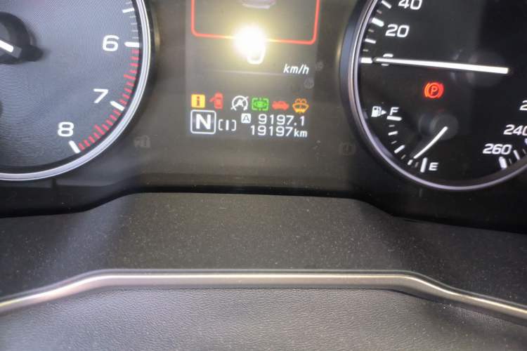 Used Subaru Outback 2021 2.5i Flagship Edition EyeSight Odometer Close Up